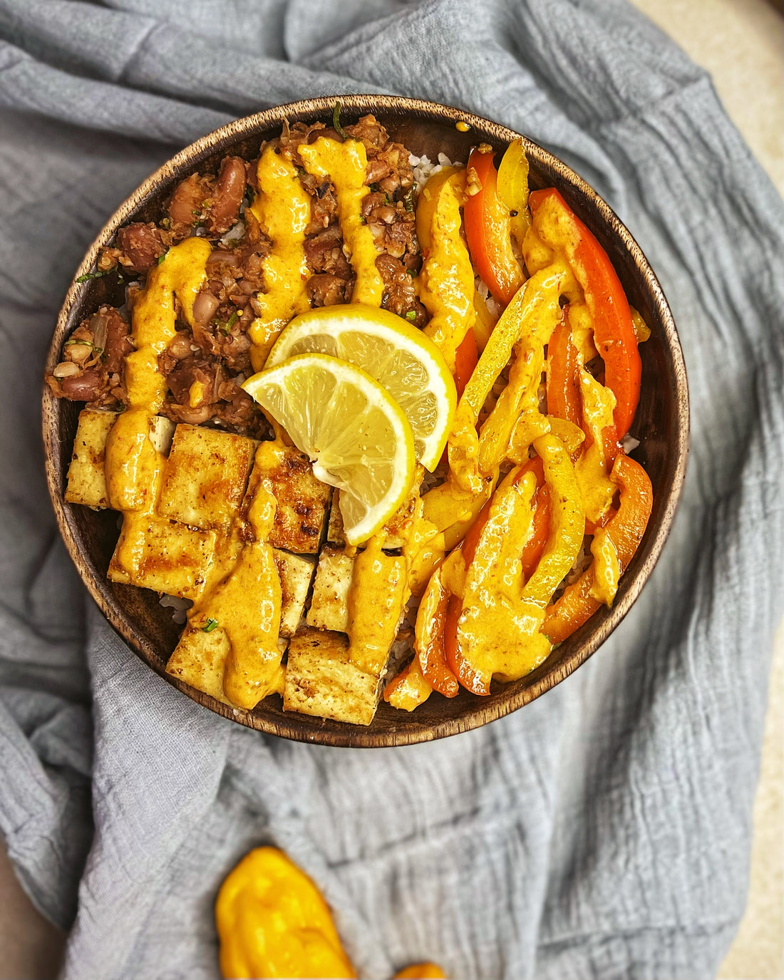 DIY Harissa Quinoa Nourish Bowl