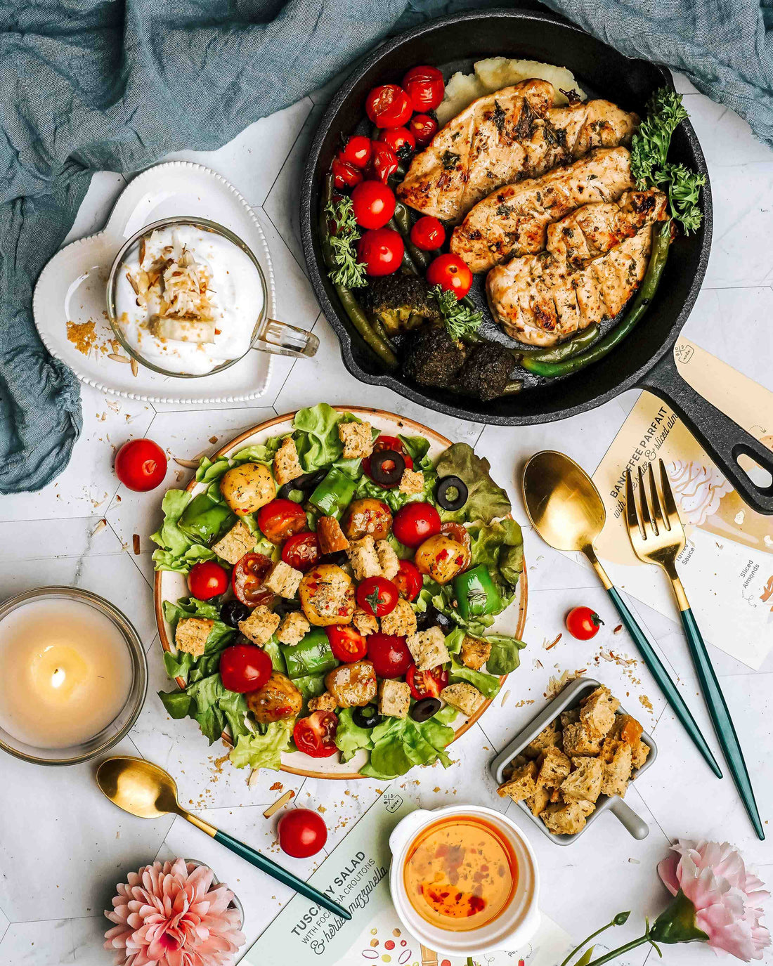 Build your own three course meal kit