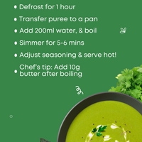 DIY Spinach Kale and Pea Soup