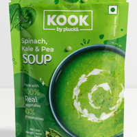 DIY Spinach Kale and Pea Soup