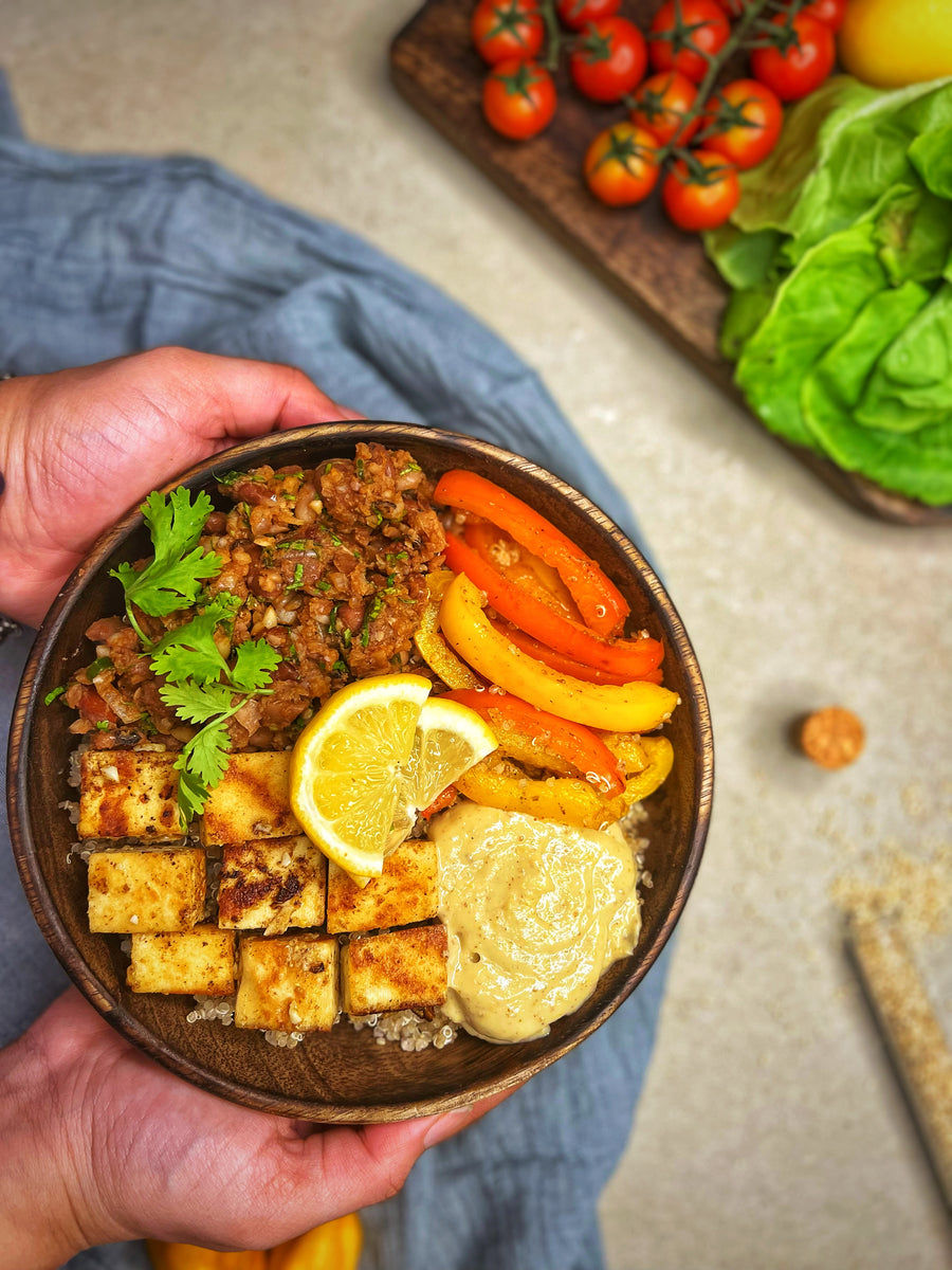 DIY Tahini Quinoa Nourish Bowl