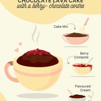 DIY Chocolate Lava Cake Kit